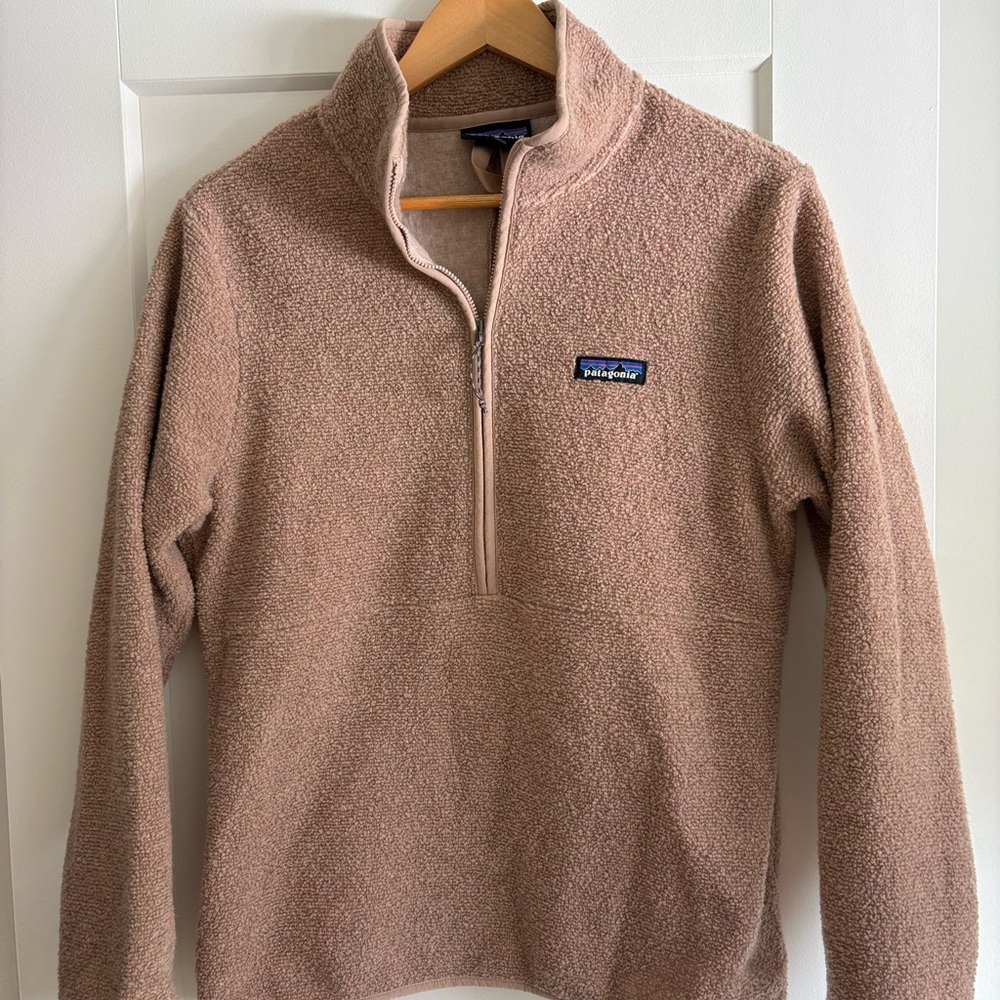 Patagonia Tan Fleece Jacket
